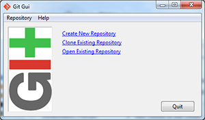 Git GUI clone